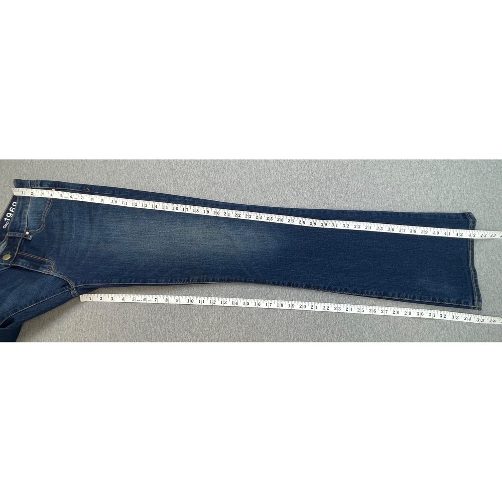 Gap 1969 Jeans Womens 28 Long (28 x 35) Cotton Blend Stretch Sexy Boot Low-Rise - Picture 7 of 7